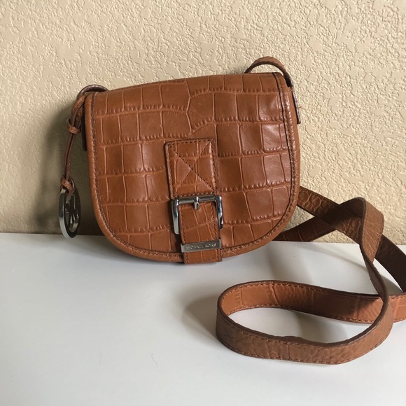 Michael Kors Handbags - Michael Kors croc crossbody